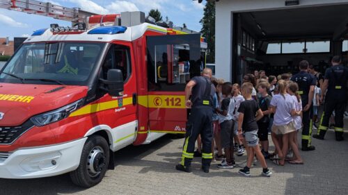 Tatü, tata - Wenn die 4a und 4b zur Feuerwehr ausrücken